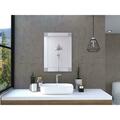 Gfancy Fixtures Modern Minimalist Blocks Wall Mirror, Glass GF3099243